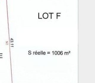  Terrain � vendre 1006 m�