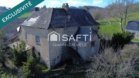   Maison en pierre avec grange et grand terrain, au c�ur de la campagne aveyronnaise ! Maison - 2 pi�ce(s) - 70 m�
