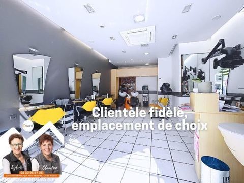 Salon de coiffure &eacute;quip&eacute;, emplacement privil&eacute;gi&eacute;, 30 ans d'existence avec client&egrave;le fid&egrave;le 43000 38500 Voiron