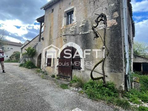   MAISON A RAFRAICHIR SUR LES HAUTEURS DU LOT Maison - 5 pi�ce(s) - 110 m�