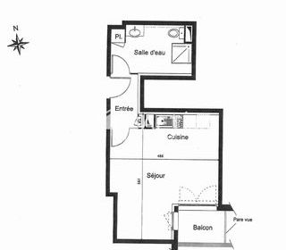  Appartement � vendre 1 pi�ce 32 m�