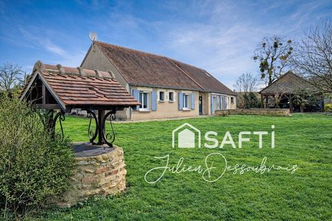   Maison d'architecte lumineuse avec 5 chambres - Environnement paisible avec ruisseau - Proche Vatan / Ch�teauroux Maison - 6 pi�ce(s) - 171 m�