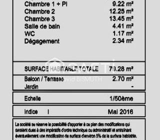  Appartement � vendre 4 pi�ces 80 m�