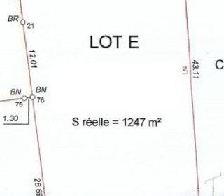  Terrain � vendre 1247 m�