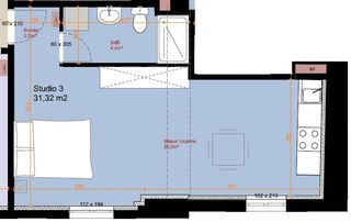  Appartement � vendre 1 pi�ce 31 m�