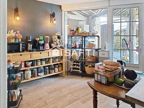   Superbe Maison Charentaise de 1850 � Balzac (16430) � 149 m� Maison - 6 pi�ce(s) - 149 m�