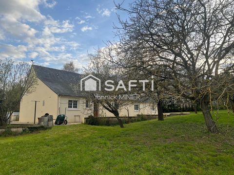   Grande maison de 184 m2, 4 chambres, salon/s�jour avec chemin�e, cuisine am�nag�e et �quip�e, nombreuses d�pendances sur terrain Maison - 6 pi�ce(s) - 184 m�