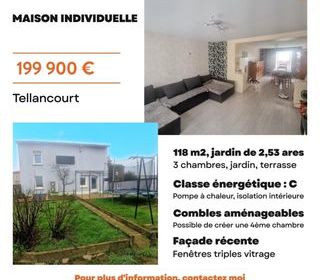  Maison � vendre 6 pi�ces 118 m�