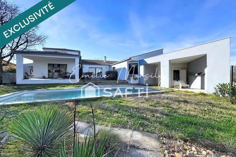   Villa contemporaine de plain-pied � 165 m� � Impasse � Piscine sans vis-�-vis Maison - 5 pi�ce(s) - 165 m�