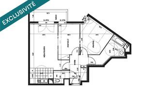  Appartement � vendre 3 pi�ces 60 m�