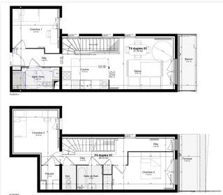  Appartement � vendre 4 pi�ces 80 m�