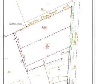  Terrain � vendre 1300 m�