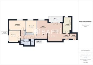  Appartement � vendre 5 pi�ces 92 m�