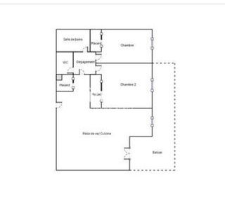  Appartement � vendre 3 pi�ces 56 m�