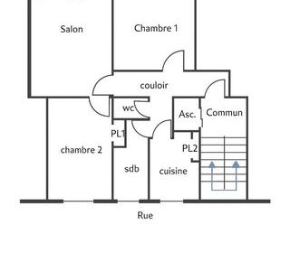  Appartement � vendre 3 pi�ces 53 m�