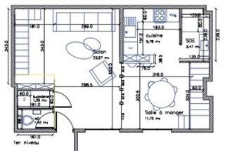  Appartement � vendre 1 pi�ce 44 m�
