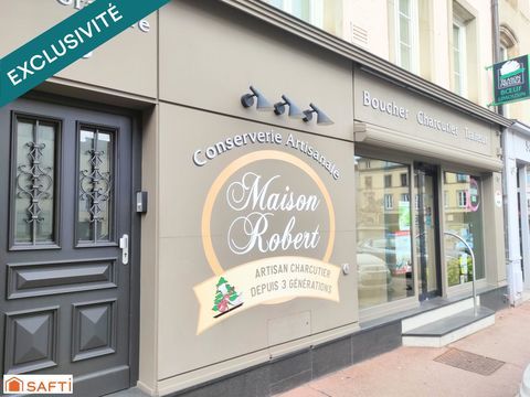 Fonds de commerce de boucherie, charcuterie, traiteur, conserverie artisanale avec Agr&eacute;ment CEE 395000 88500 Mirecourt