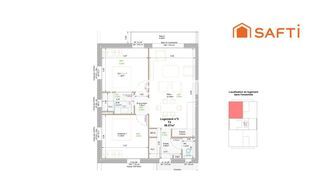  Appartement � vendre 3 pi�ces 56 m�