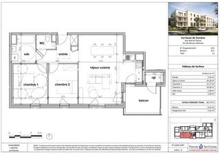  Appartement � vendre 3 pi�ces 67 m�