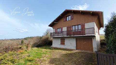   Maison familiale avec vue exceptionnelle sur la Cha�ne des Puys � 5 chambres � Terrain 1853 m� � Grand garage Maison - 6 pi�ce(s) - 130 m�