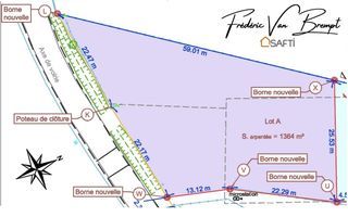  Terrain � vendre 1364 m�