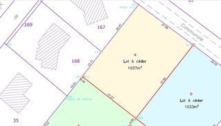  Terrain � vendre 1037 m�