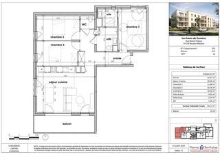  Appartement � vendre 4 pi�ces 80 m�