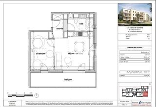  Appartement � vendre 2 pi�ces 43 m�