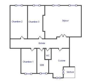  Appartement � vendre 4 pi�ces 78 m�