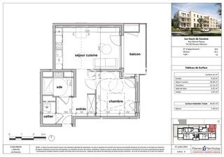  Appartement � vendre 2 pi�ces 45 m�