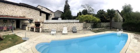   Maison sur beau terrain avec piscine et jolie grange � r�nover ! Maison - 3 pi�ce(s) - 88 m�
