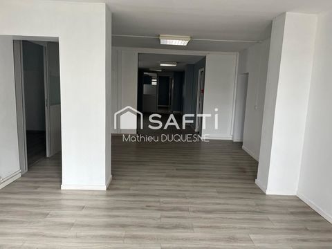 Local commercial 145m2 id&eacute;alement situ&eacute; 1200 62300 Lens