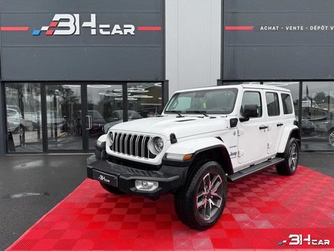 Jeep Wrangler 2.0 T 380H 270 4XE HYBRID PHEV 17.3KWH UNLIMITED SAHARA AWD 2024 occasion Audenge 33980