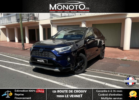 Toyota RAV 4 COLLECTION 2.5 VVT-i HYBRID 222ch AWD BO&Icirc;TE AUTO TOIT OUVRAN 2019 occasion MONTESSON 78360