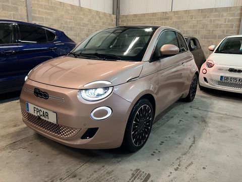Fiat 500 e 118cv 42kwh LA PRIMA ROSE GOLD / SON JBL/ CUIR / CAMERA D 2023 occasion Varennes-Jarcy 91480