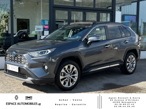 Toyota RAV 4 Hybride 218 ch 2WD Lounge Toit ouvrant panoramique - Reprise 2021 occasion Beaugency 45190