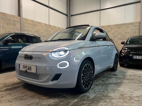 Fiat 500 e C 118cv 42kwh LA PRIMA CELESTIAL BLUE / CUIR / CAMERA DE R 2023 occasion Varennes-Jarcy 91480