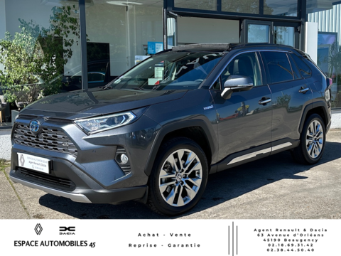 Toyota RAV 4 Hybride 218 ch 2WD Lounge Toit ouvrant panoramique - Reprise 2021 occasion Beaugency 45190