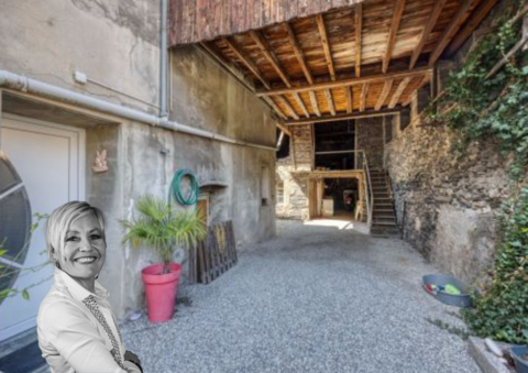   Is�re (38) Goncelin-Maison de village T5 avec grange et cour privative Maison - 5 pi�ce(s) - 98 m�