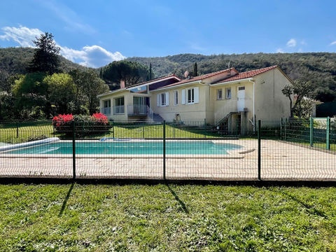   Vente villa Plain Pied 8 pi�ces Piscine Reynes 66400 Maison - 8 pi�ce(s) - 172 m�