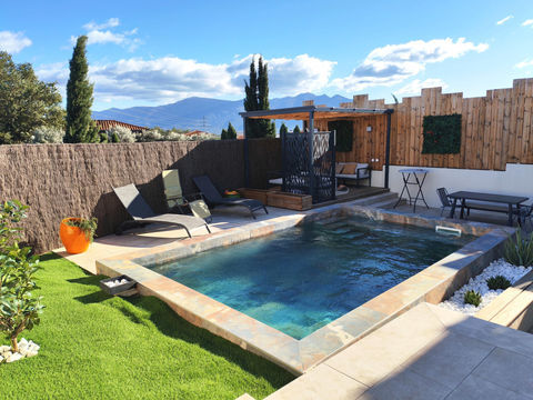   Villa contemporaine 4 pi�ces, piscine, 66300 Tresserre. Maison - 4 pi�ce(s) - 117 m�