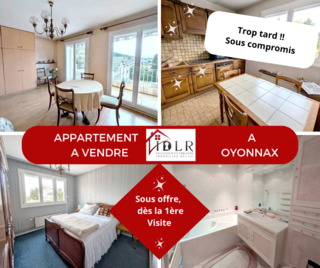  Appartement � vendre 3 pi�ces 65 m�