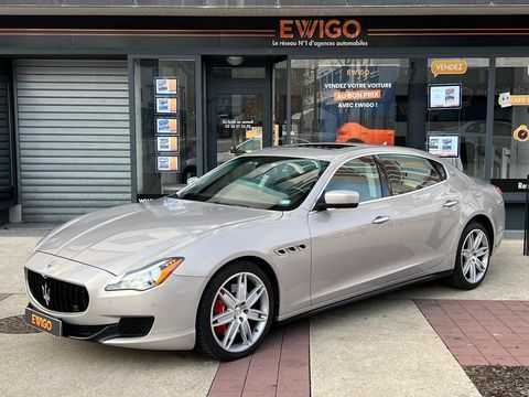 Maserati Quattroporte V6 3.0l 330ch - 1ER MAIN - TOIT OUVRANT CUIR SIEGES ELECTRIQ 2016 occasion Forbach 57600