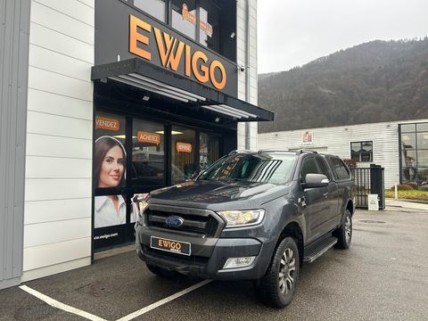 Ford Ranger SUPER CAB 3.2L TDCI 200 ch WILDTRAK 4X4 HARDTOP + CAMERA DE 2019 occasion Le Versoud 38420