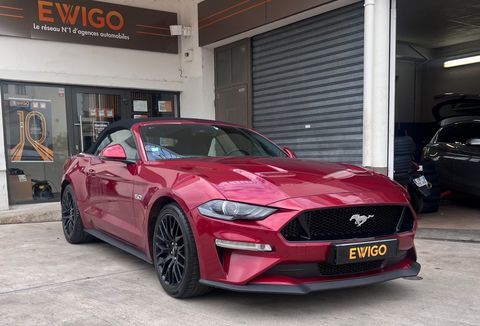 Ford Mustang GT V8 5.0 450 CABRIOLET BVA 10+CAMERA+AUDIO BANG & OLUFSEN+ 2018 occasion Nancy 54000