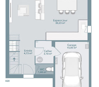  Maison 4 pi�ces 85 m� Caveirac