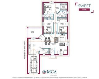  Maison � vendre 4 pi�ces 99 m�