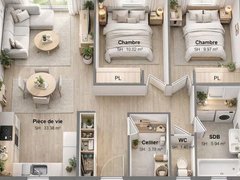   Vente Maison Maison - 4 pi�ce(s) - 64 m�