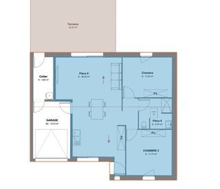  Maison � vendre 3 pi�ces 70 m�