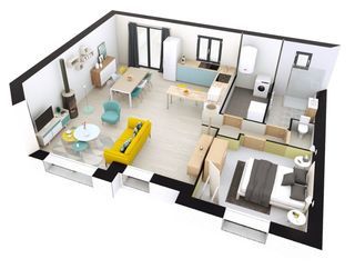  Maison 3 pi�ces 60 m� Fresne-le-plan